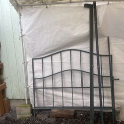 Queen Iron Headboard and Footboard