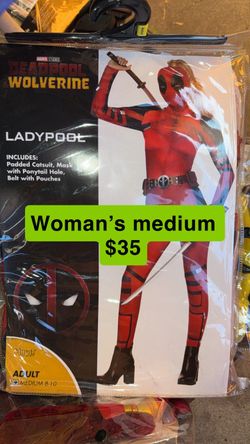 Marvel Ladypool Halloween Costume Women's Medium