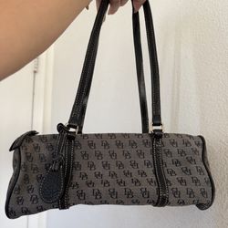 Black Monogram Dooney and Bourke Shoulder bag