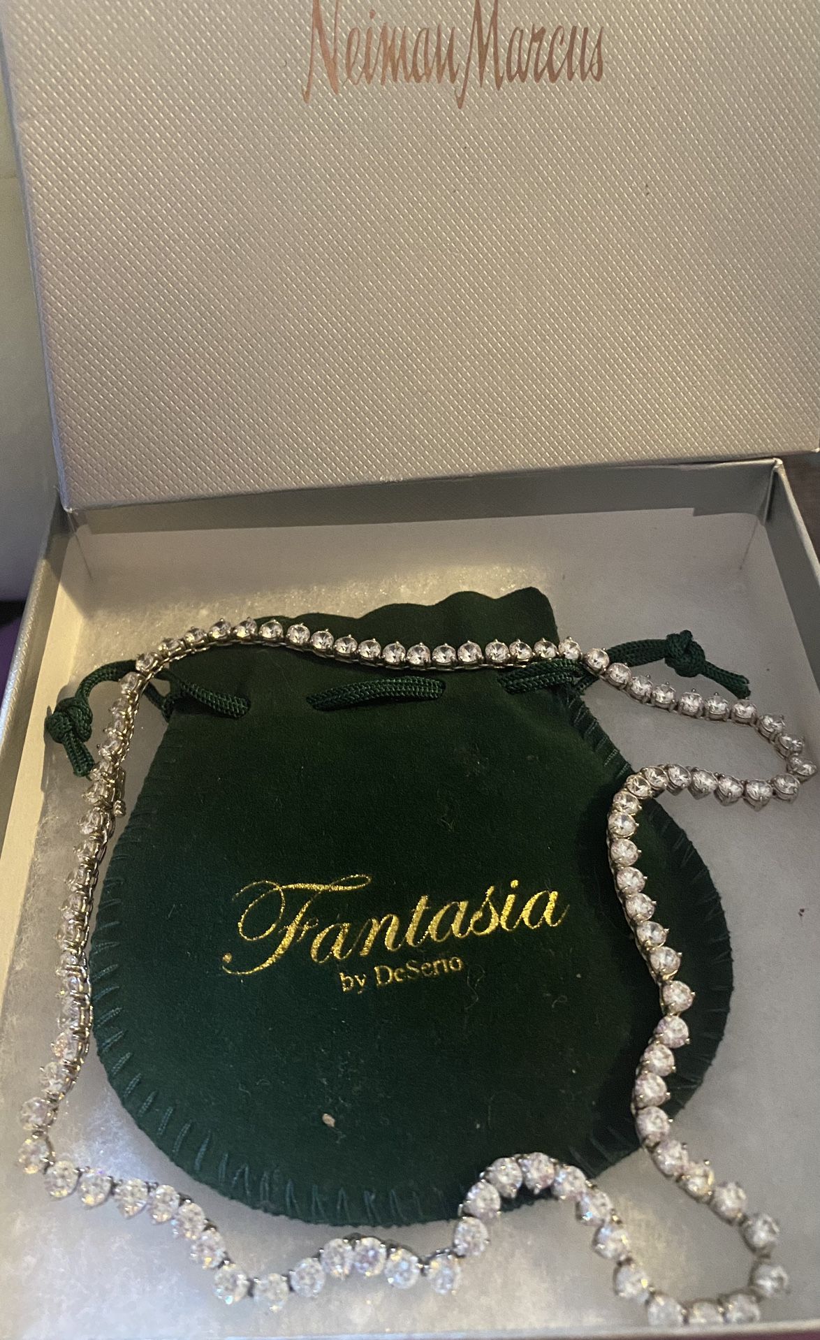 Round Tennis Necklace