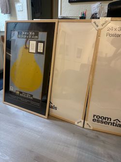 3 Large 24x36 Poster Frames