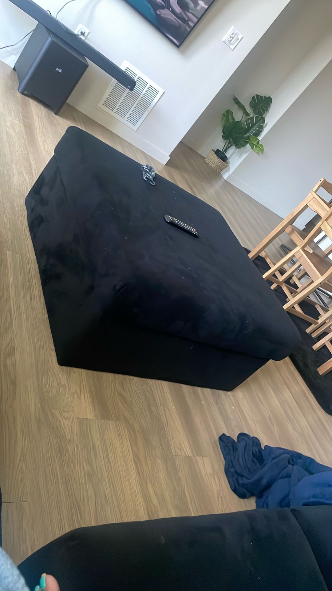 Black Ottoman
