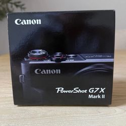 Canon PowerShot G7 X Mark II Black 20.1MP Digital Camera NEW IN BOX
