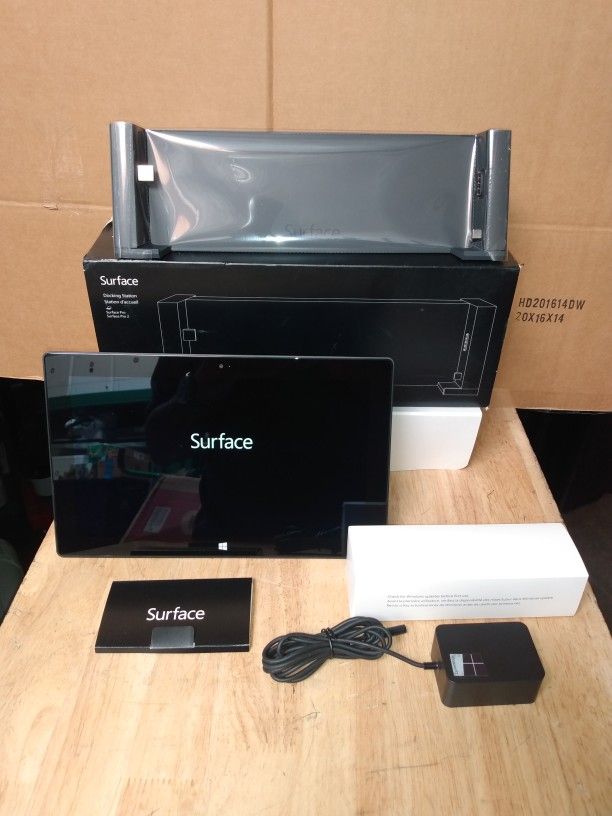 Microsoft Surface Windows RT 64GB + New Dock Station $95
