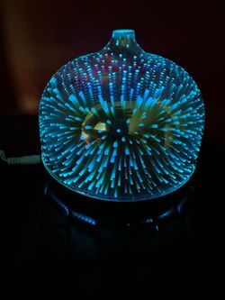 3D Glass Firework Essential Oil Diffuser