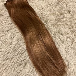 Strawberry Blonde synthetic Hair Weft 15”