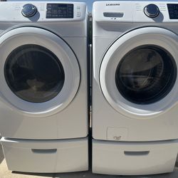 Samsung Front Load Smart Washer Gas Dryer Set