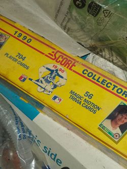 1990 SCORE COLLECTOR SET 704 PLAYER CARDS