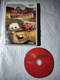 Cars Mater-National Championships Disney Pixar Nintendo Wii Game CIB