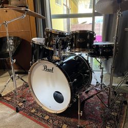 Pearl Drum Set, And Bags