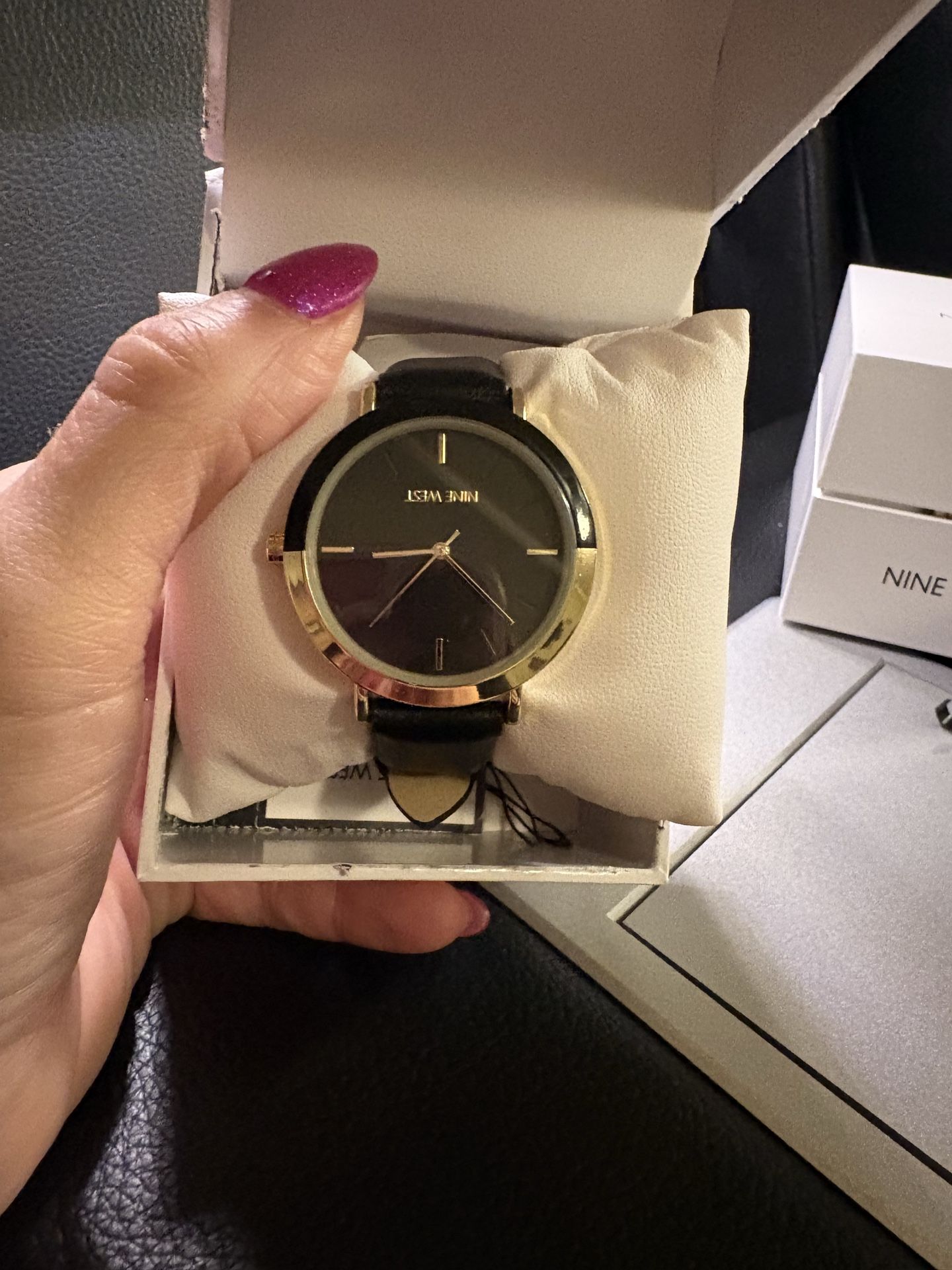 Nine West Black/Gold Watch