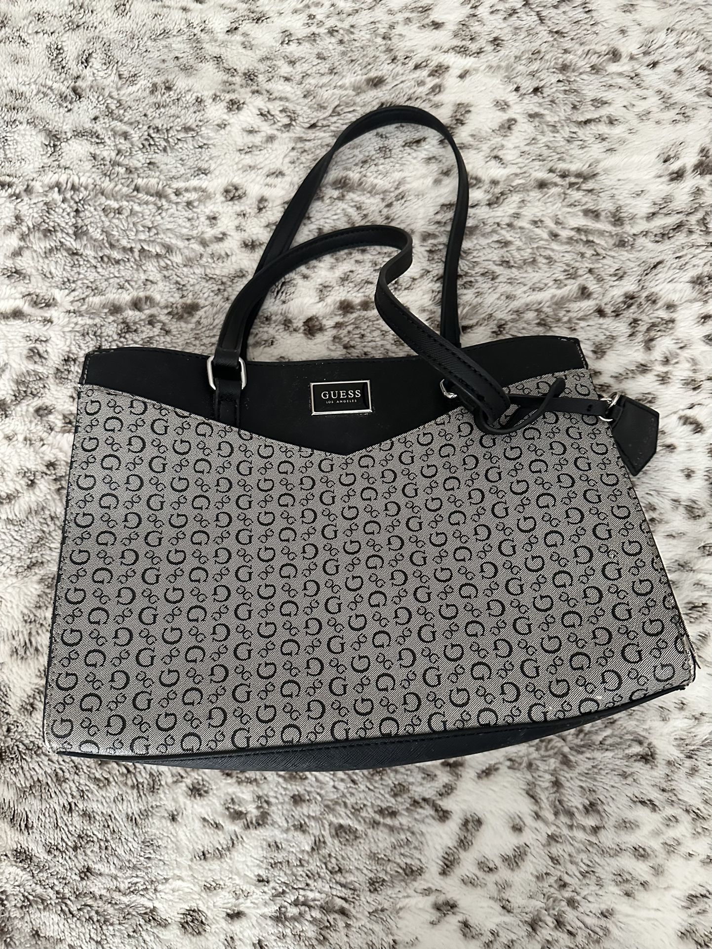 Grey and black Guess Purse
