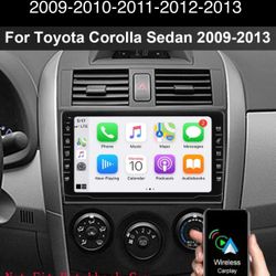 Car Stereo 9” Fit Corolla 2009-2010-2011-2012/2013 $98 Price Without Installation 