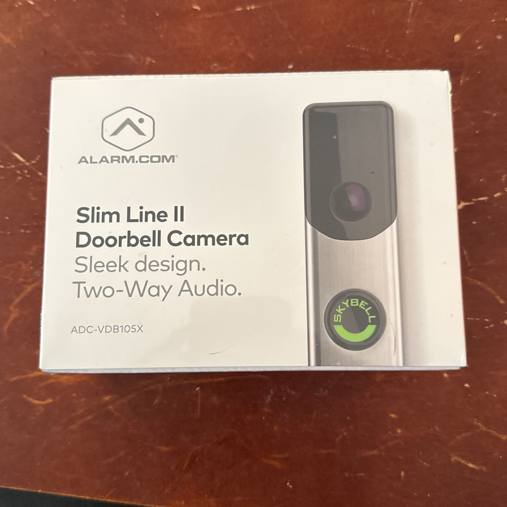 https://offerup.com/redirect/?o=QWxhcm0uY29t Skybell Slim Line 2 Doorbell Camera Silver ADC-VDB105X