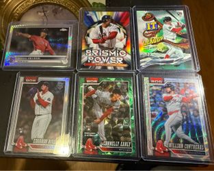⚾ Boston Red Sox 6-Card Lot – Numbered Rookie, Refractors & Inserts – $40 OBO