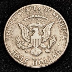 1971 P JFK Kennedy half dollar DDR double die reverse mint error coin