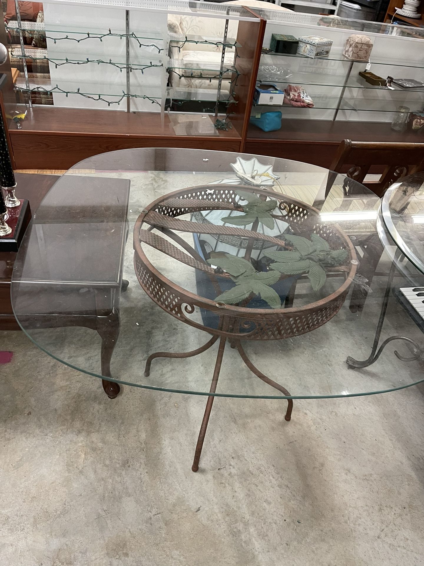 Antique Square Indoor/Outdoor Table