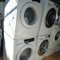 Samsung Front Load Washer And Dryer Set Both Works Good 👍