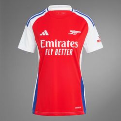 Adidas Arsenal 2024/25 Soccer Home Women Red Jersey