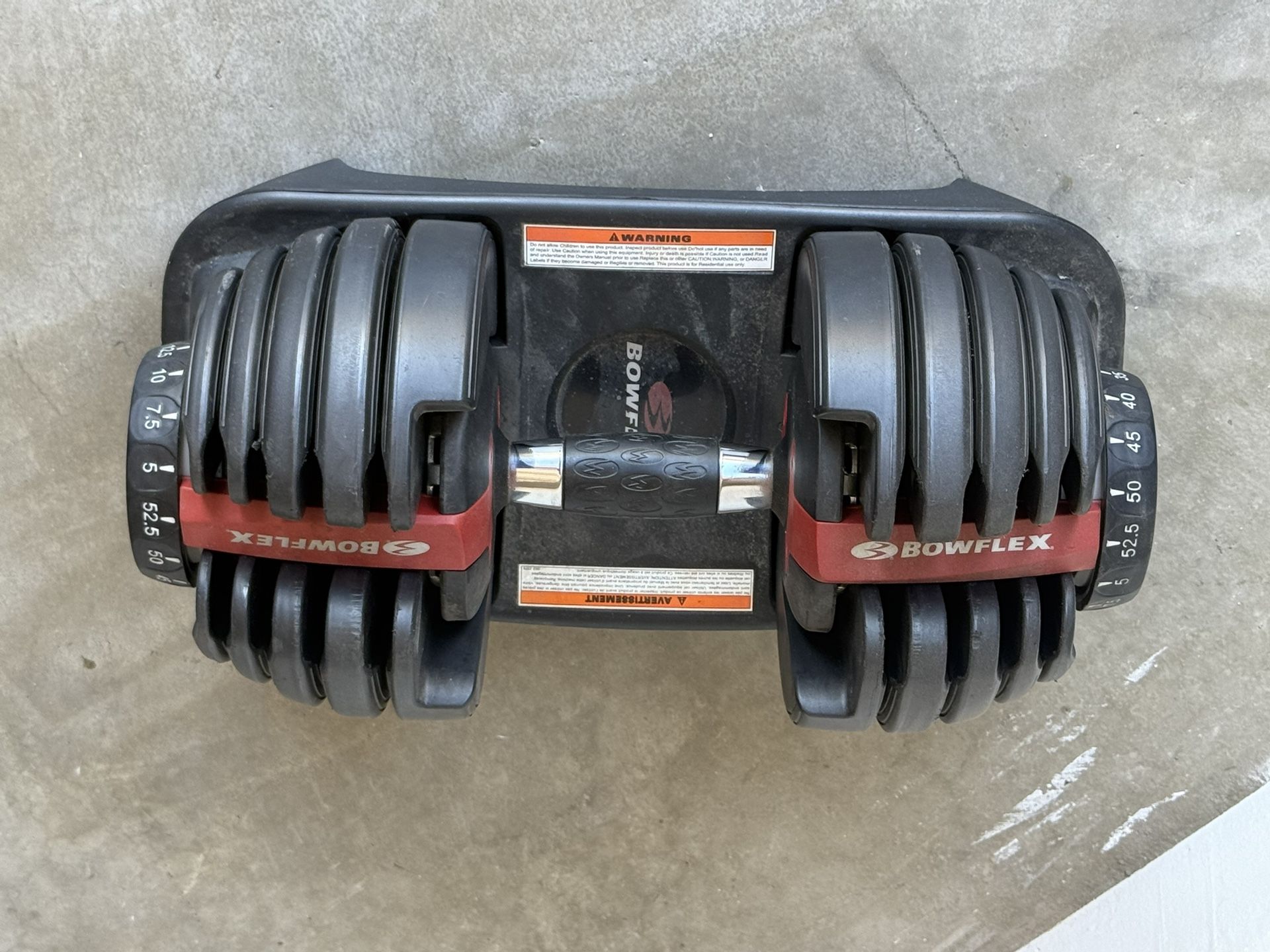 Bowflex Adjustable Dumbbells One Set