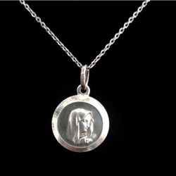 925 Vintage Religious Pendant 