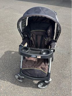 Graco Click Connect Stroller - Black & Brown