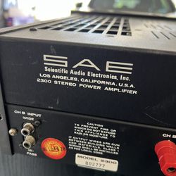 SAE Power Amplifier 
