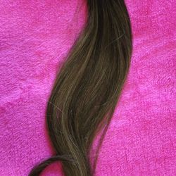 Balayage Dark Brown Mix Tape In Hair Extensions - 100% Human Hair 
