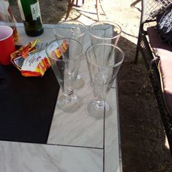 Princess House Pilsner Glasses 