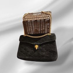 Vintage Morris Moskowitz Velvet Handbag