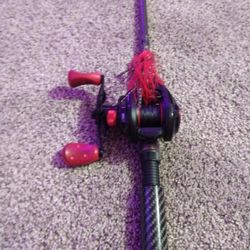 Abu Garcia Baitcaster With Carbon Fiber Pole