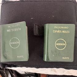 Vintage Mini Dictionaries (Mikrón 1967)