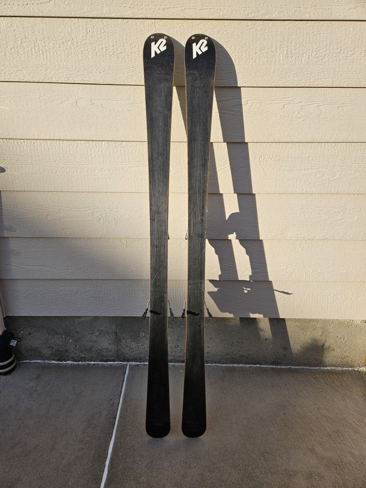K2 Comanche 4 Com 167cm All-Mountain SKIS W/ Marker Bindings for