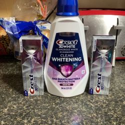  Crest 3D White Brilliance Bundle-3 Items!($25.91+ Value)