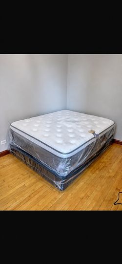 🔥 Brand New Mattress + Box Spring Set | Comfortable & Affordable | Free Delivery Available