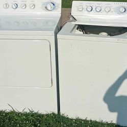 GE Profile Washing Machine And Electric Dryer 