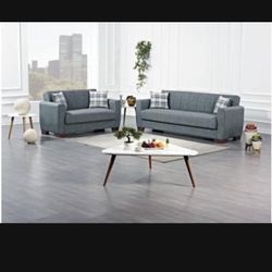 ⭐ 3-IN-1 SOFA & LOVESEAT SET! ⭐