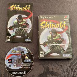 Shinobi (Sony PlayStation 2, 2002) PS2 Video Game Complete CIB Tested & Works