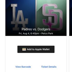 Padres Vs dodgers