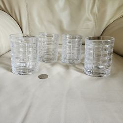 Fitz And Floyd Tumblers Drinking Glasses, Hershey's Pip Collection In Set Of 4.