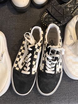 Vans Old Skool Checkerboard Sneakers