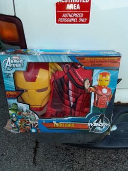 Iron man costume size 4to 6