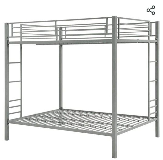 Full size bunkbed silver