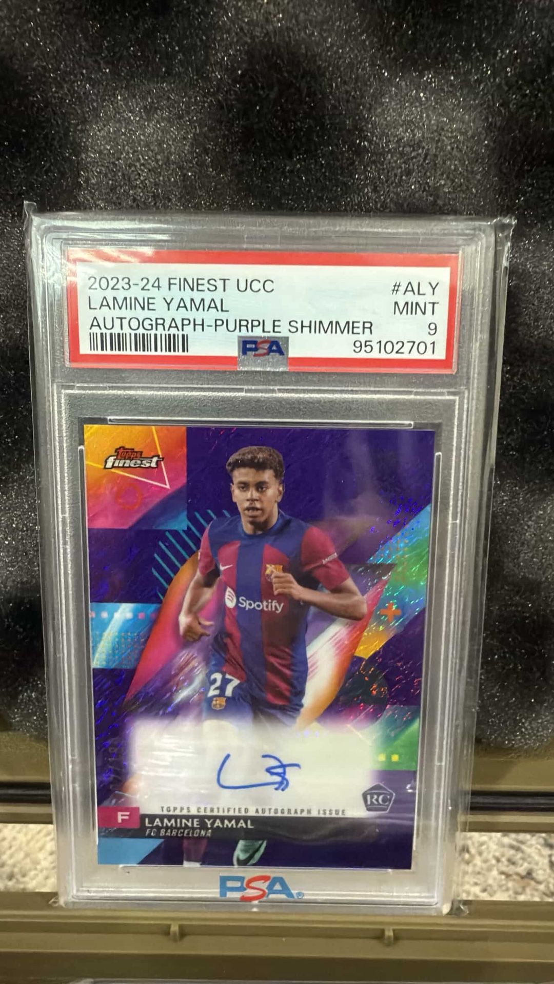 Topps Finest Lamine Yamal Rookie Auto