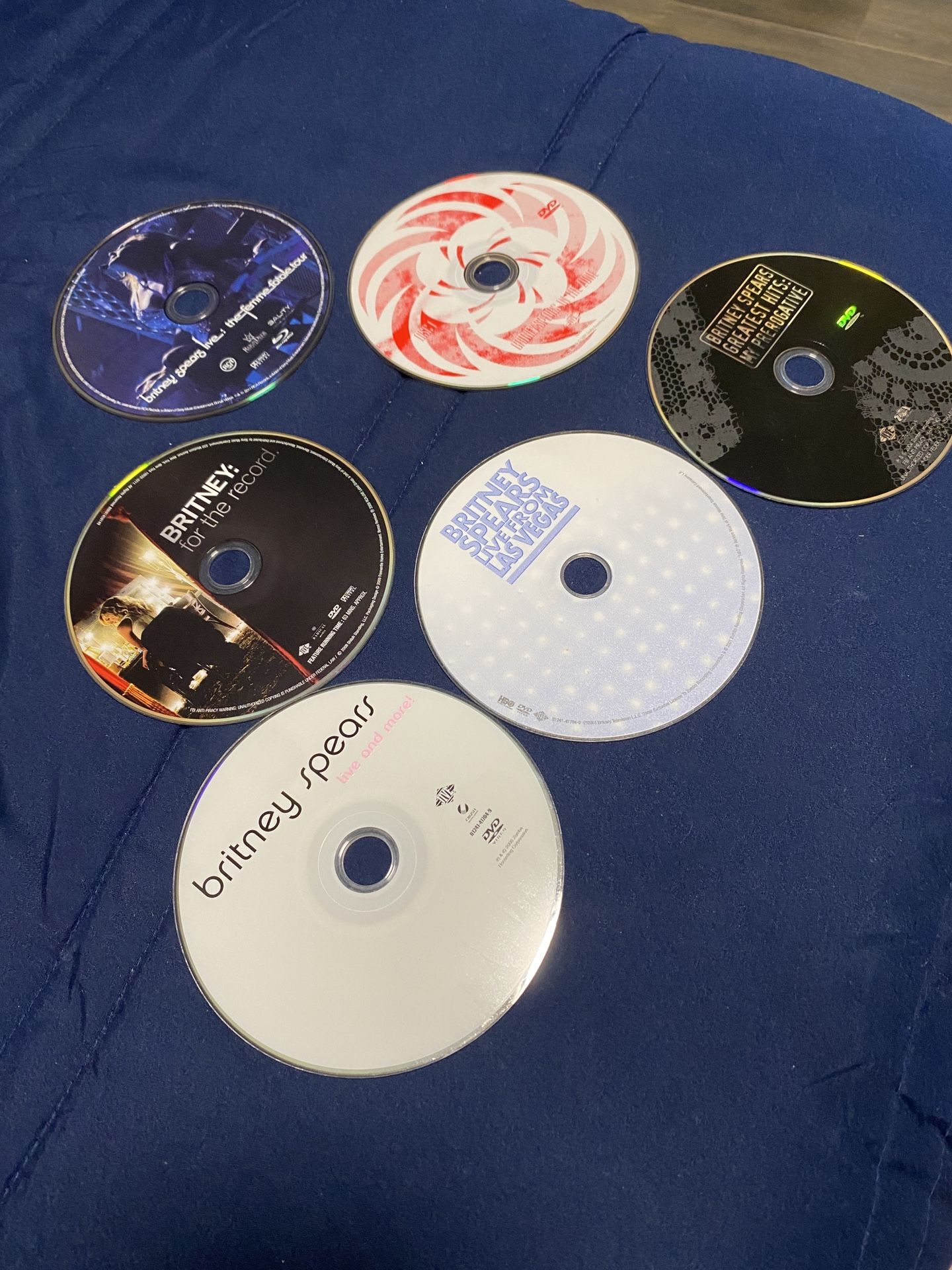 Lot of 6 Britney Spears DVD’s