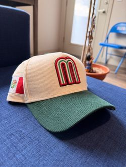 Mexico National Baseball Team Corduroy Snapback Hat