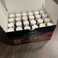 24 Colors Acrylic Paint 