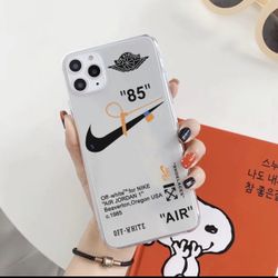Off-White iPhone ProMax Case Clear Transparent.