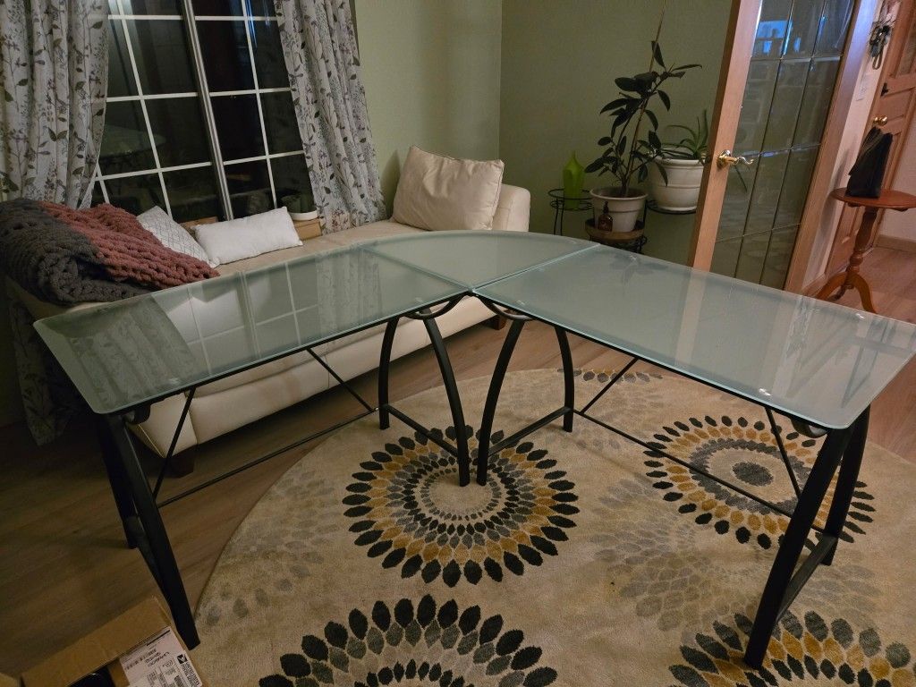 Glass Desk