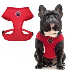 No Pull Dog Harness,Soft Mesh Breathable All Weather Vest Harness,Safety Protection XL